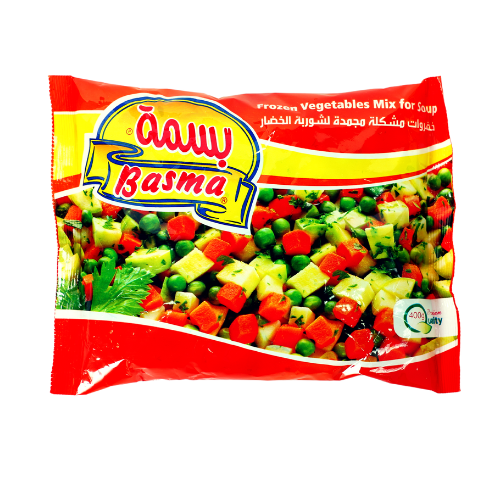 شوربة خضار مجمده بسمة 