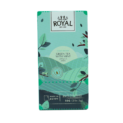  رويال شاي أخضر بالنعناع 